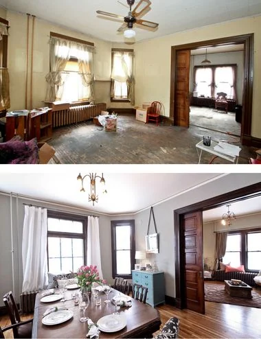 Before and after transformation slide 20, shown as published in the source gallery