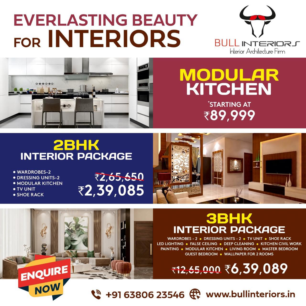 Bull Interiors Packages